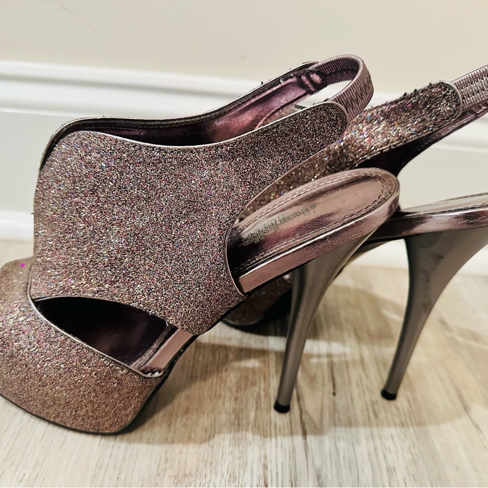 Charlotte Russe Pale Purple/silver-“Cookie”  Stiletto Heels - Picture 5 of 7